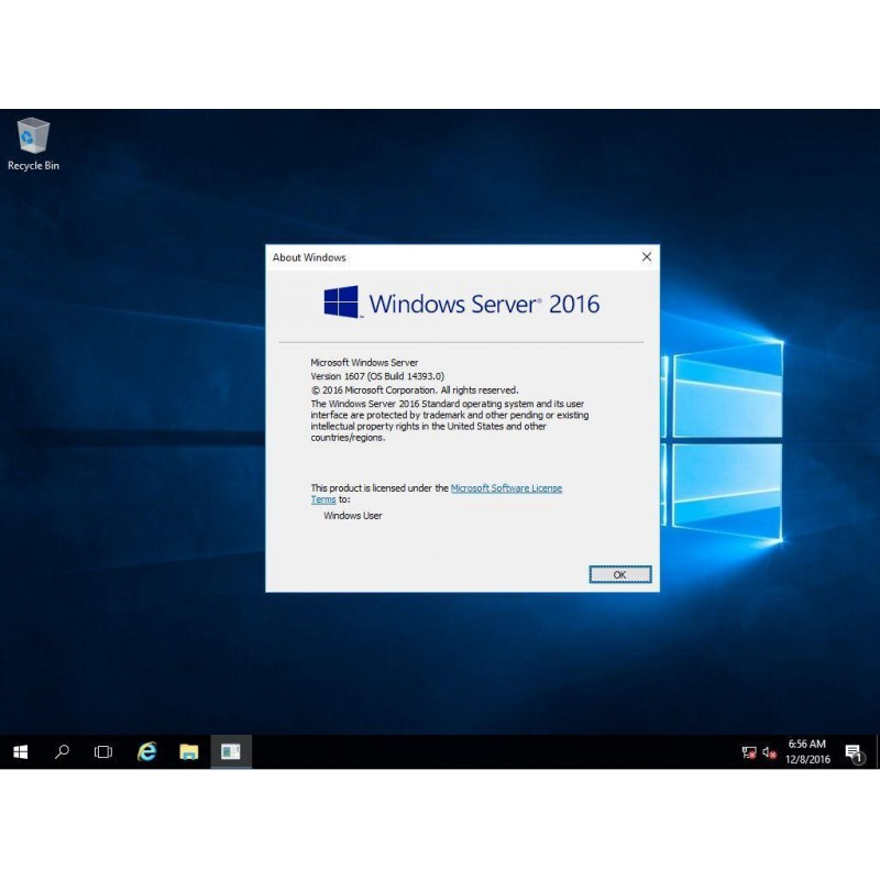 WINDOWS SERVER 2016 STANDARD 1PC (REINSTALABLE)