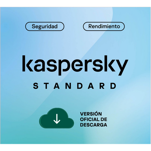 ANTIVIRUS KASPERSKY STANDARD 1 DISPOSITIVO 1 AÑO ORIGINAL