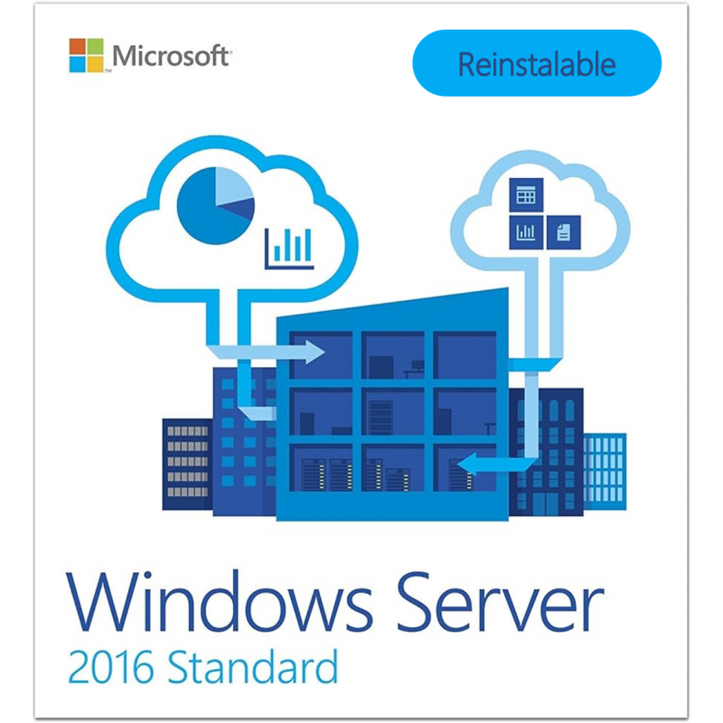 WINDOWS SERVER 2016 STANDARD 1PC (REINSTALABLE)